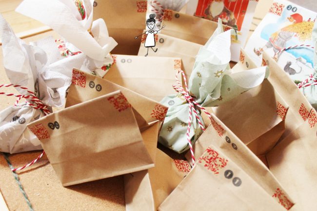 Adventskalender Tüten frau friemel Adventskalender Tüten frau friemel