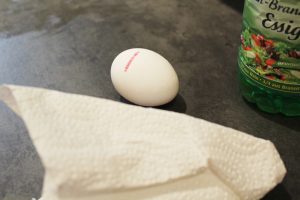 Eierstempel entfernen