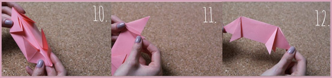 Origami Schwein einfach selber falten | frau friemel