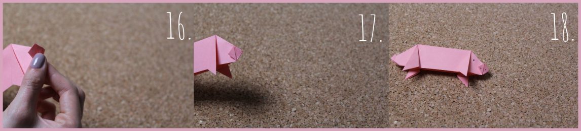  Origami Schwein einfach selber falten 
