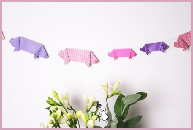 Origami Schwein falten mit Schritt für Schritt Anleitung von frau friemel rigami Schwein falten mit Schritt für Schritt Anleitung von frau friemel