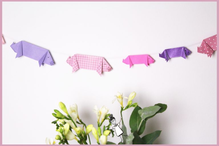 Origami Schwein falten mit Schritt für Schritt Anleitung von frau friemel rigami Schwein falten mit Schritt für Schritt Anleitung von frau friemel