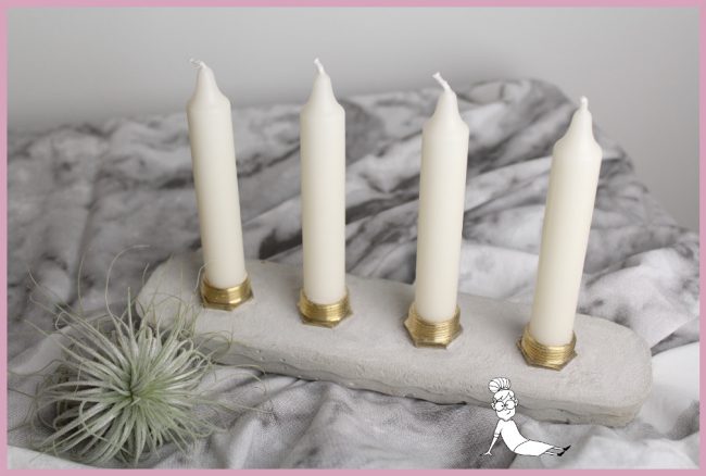 Beton Kerzenständer selbermachen von frau friemel Beton Kerzenständer selbermachen von frau friemel