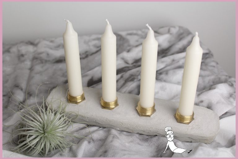 Beton Kerzenständer selbermachen von frau friemel Beton Kerzenständer selbermachen von frau friemel