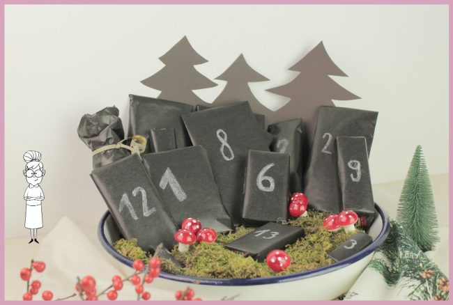 Adventskalender basteln mit frau friemel Adventskalender basteln mit frau friemel