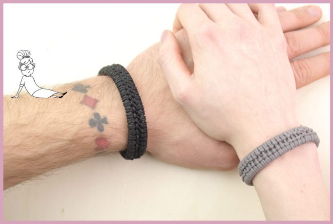 Armbänder für Männer selber machen – Bastelanleitung von frau friemel Armbänder für Männer selber machen - Bastelanleitung von frau friemel