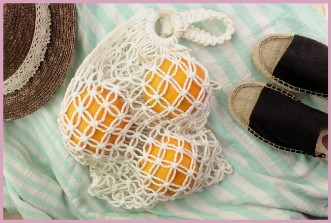 DIY Makramee Tasche von frau friemel DIY Makramee Tasche von frau friemel