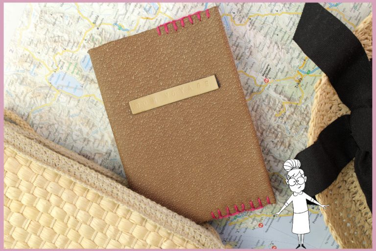 Leder Reisepasshülle nähen frau friemel Leder Reisepasshülle nähen frau friemel