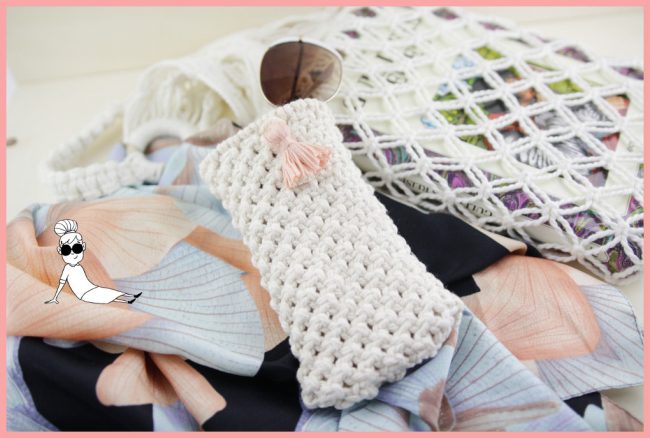 Makramee-DIY Brillenetui selber machen mit frau friemel Makramee-DIY Brillenetui selber machen mit frau friemel