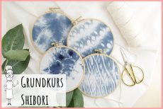 Shibori Technik lernen mit frau friemel