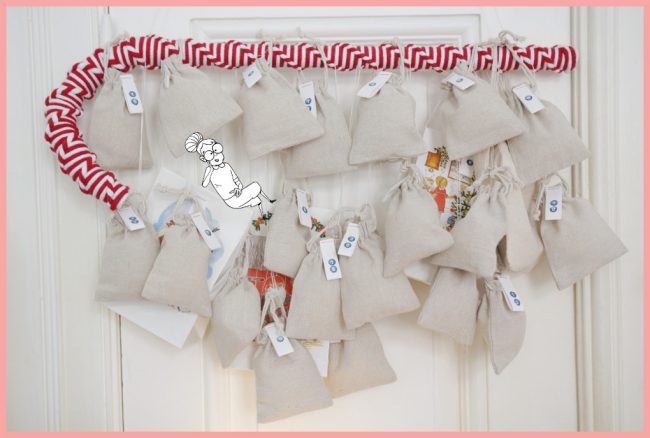 Makramee Adventskalender selber machen mit frau friemel Makramee Adventskalender selber machen mit frau friemel
