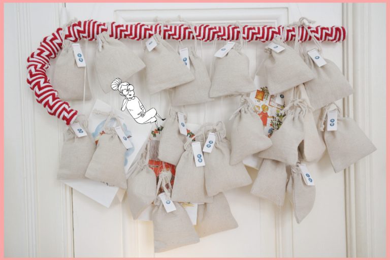 Makramee Adventskalender selber machen mit frau friemel Makramee Adventskalender selber machen mit frau friemel