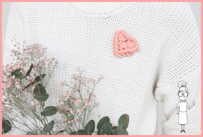 Brosche selber machen – kleine Geschenkidee für den Valentinstag Brosche selber machen - kleine Geschenkidee für den Valentinstag