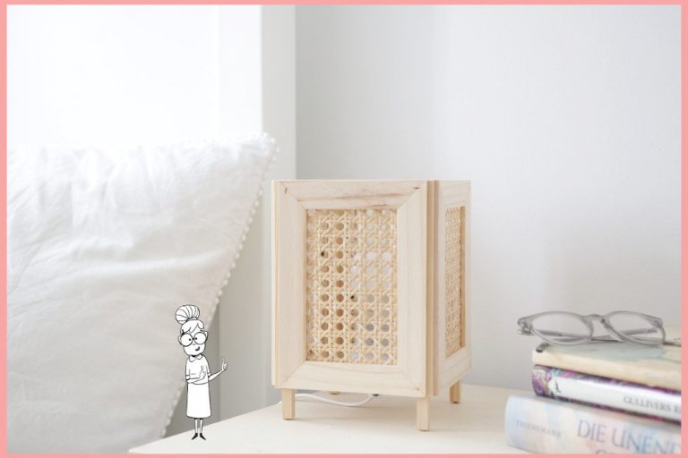 IKEA Hack Lampe selber machen mit Wiener Geflecht IKEA Hack Lampe selber machen mit Wiener Geflecht