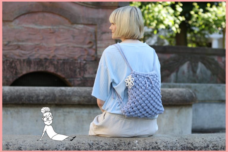 Makramee Rucksack selber machen Makramee Rucksack selber machen