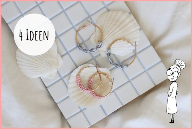 Makramee Ohrringe selber machen – 4 Versionen Makramee Ohrringe selber machen - 4 Versionen