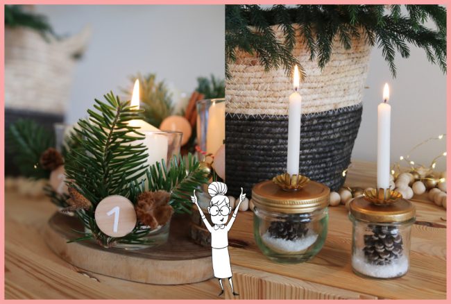 Windlichter für Weihnachten basteln Windlichter für Weihnachten basteln