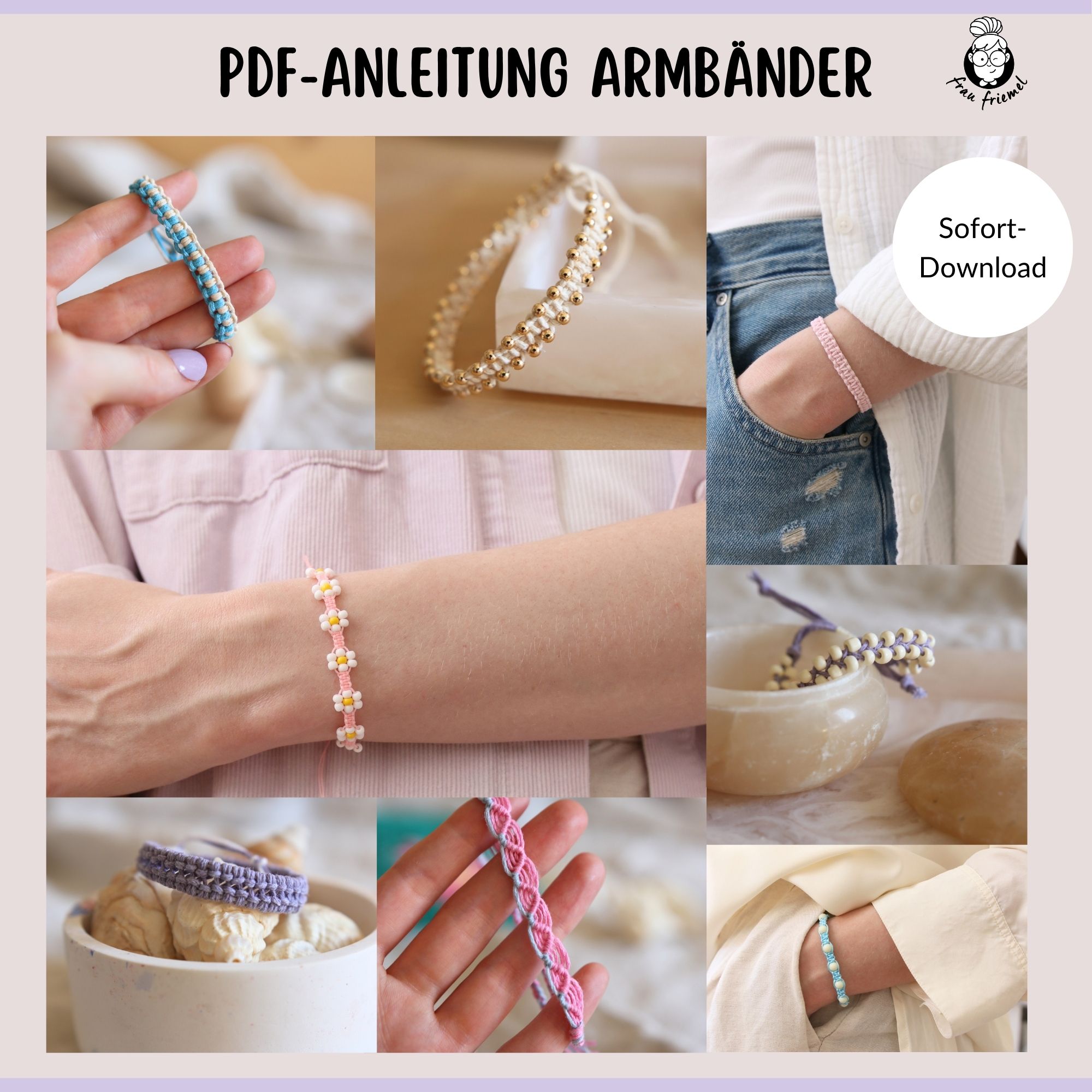 Makramee Armbänder E-Book Makramee Armbänder E-Book