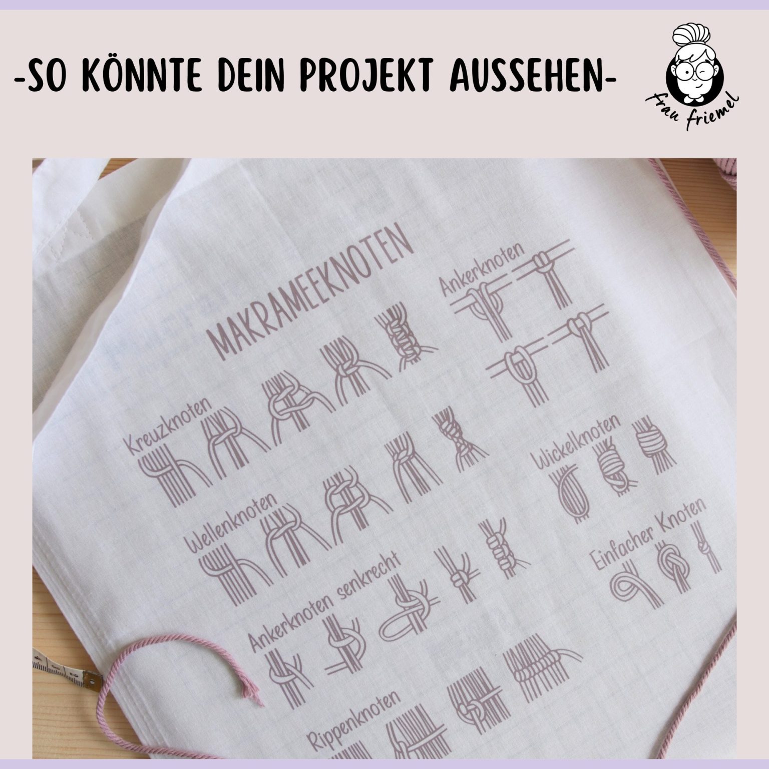 Makramee-Anleitungen PDFs entdecken | frau friemel