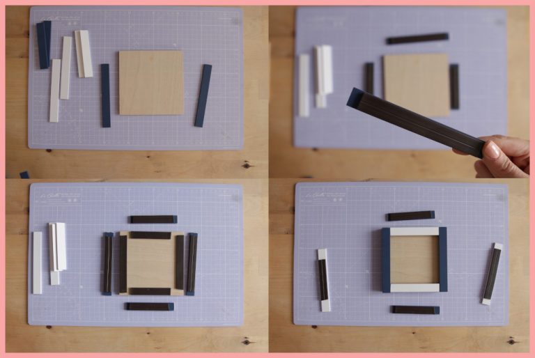 3-D Fotorahmen/Bilderrahmen Aus Holz Incl. Namen Produktbild-Vorschau 2