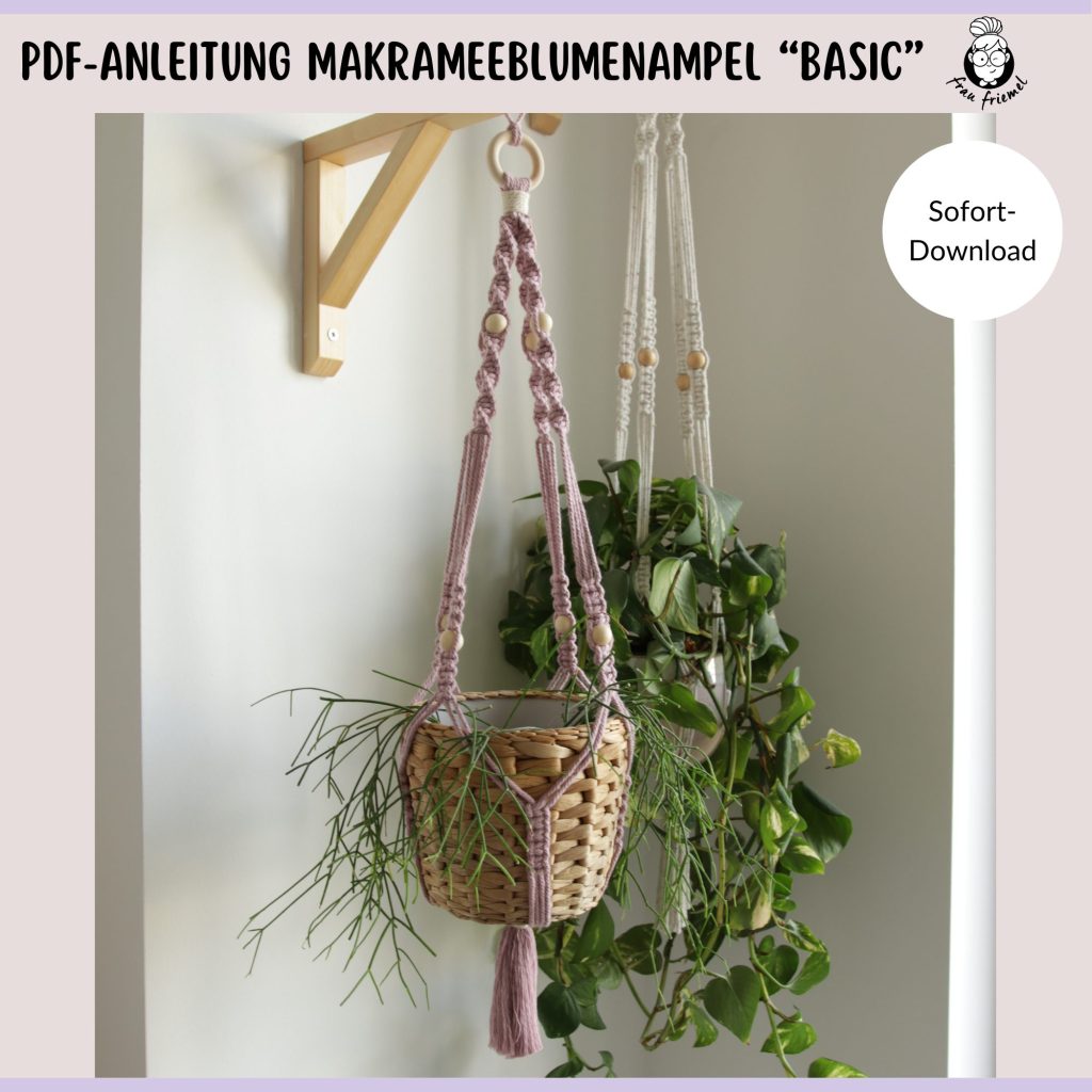 Makramee Anleitungen PDFs entdecken | frau friemel