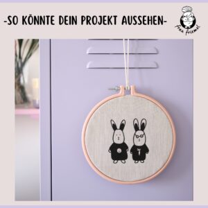 Plotterdatei Häschenfreunde