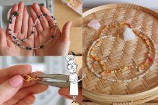 Perlenkette selbermachen Anleitung