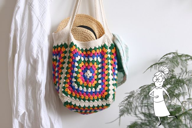 Granny Square Tasche häkeln Anleitung Granny Square Tasche häkeln Anleitung