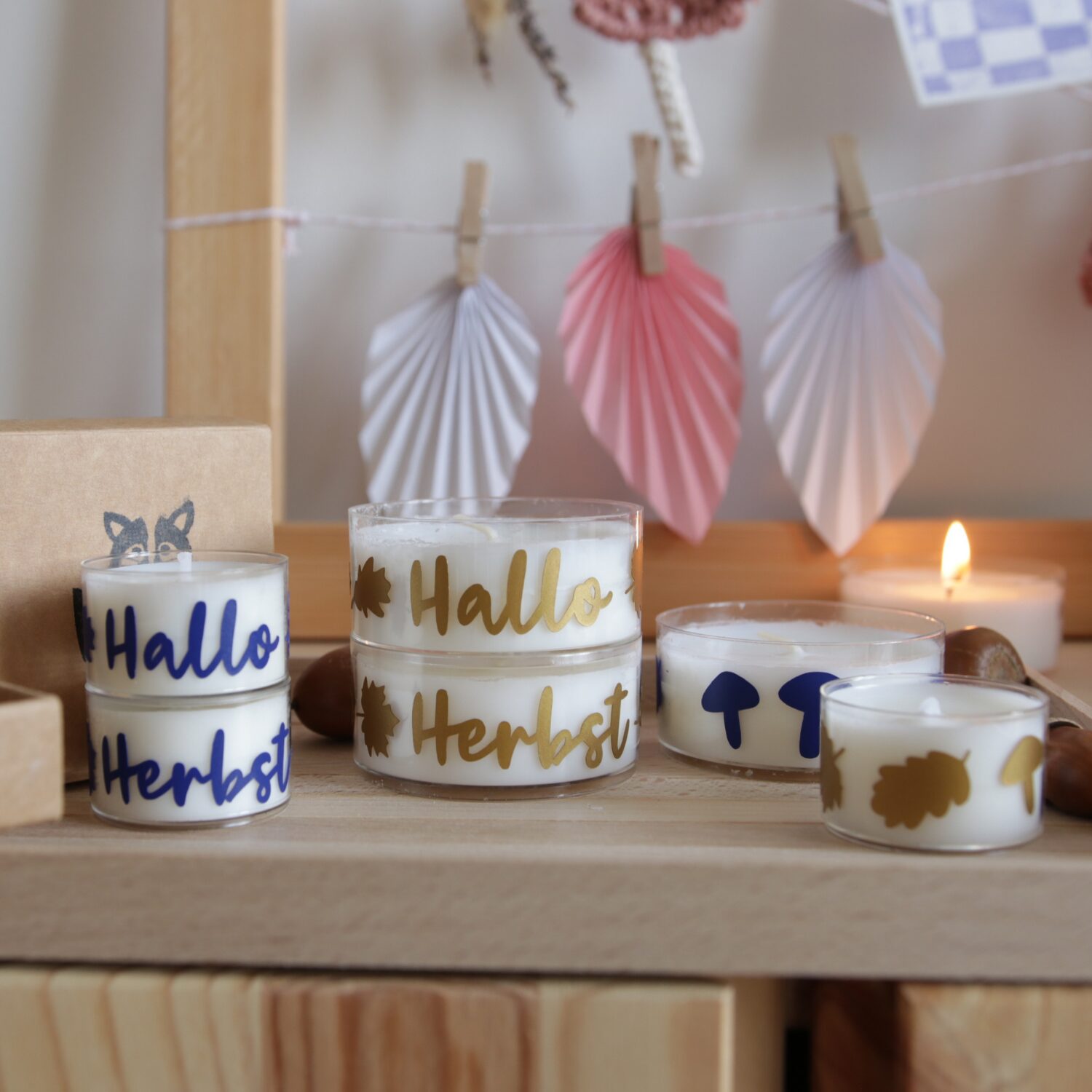Kerzensticker Herbst plotten