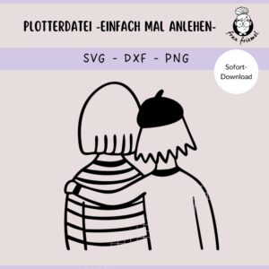 Plotterdatei Umarmung