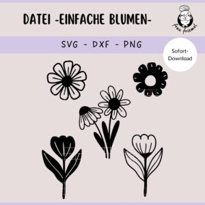 Plotterdatei Blumen
