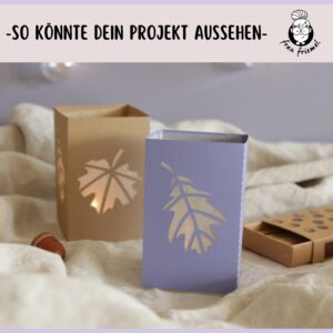 Plotterdatei Herbstlaterne - Ergebnis