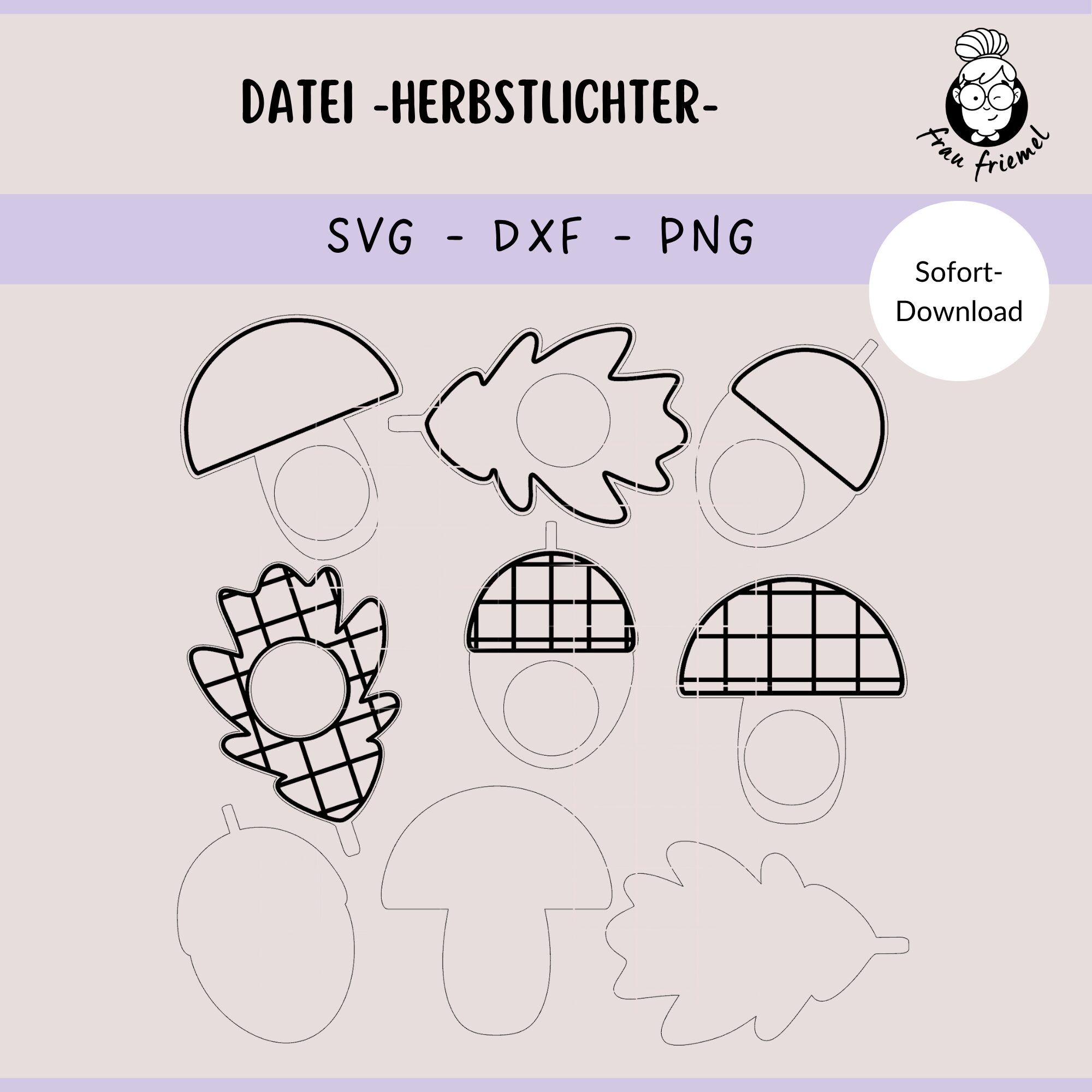 Laserdatei Herbstlichter