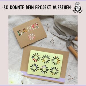 Plotterdatei Blumenumschlag