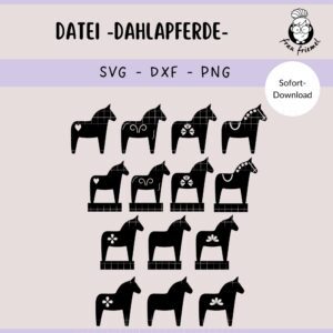 Plotterdatei Dahlapferde