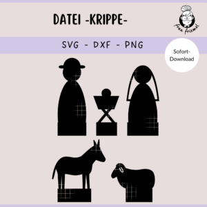 Plotterdatei Krippe