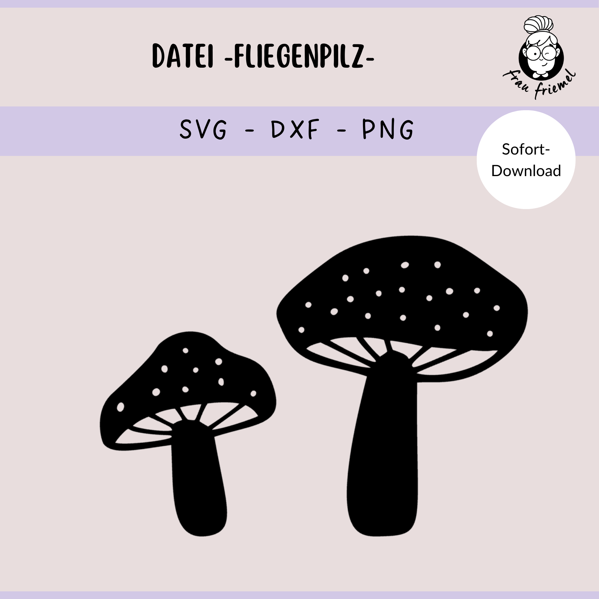 Plotterdatei Fliegenpilze