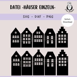 Plotterdatei Häuschen einzeln