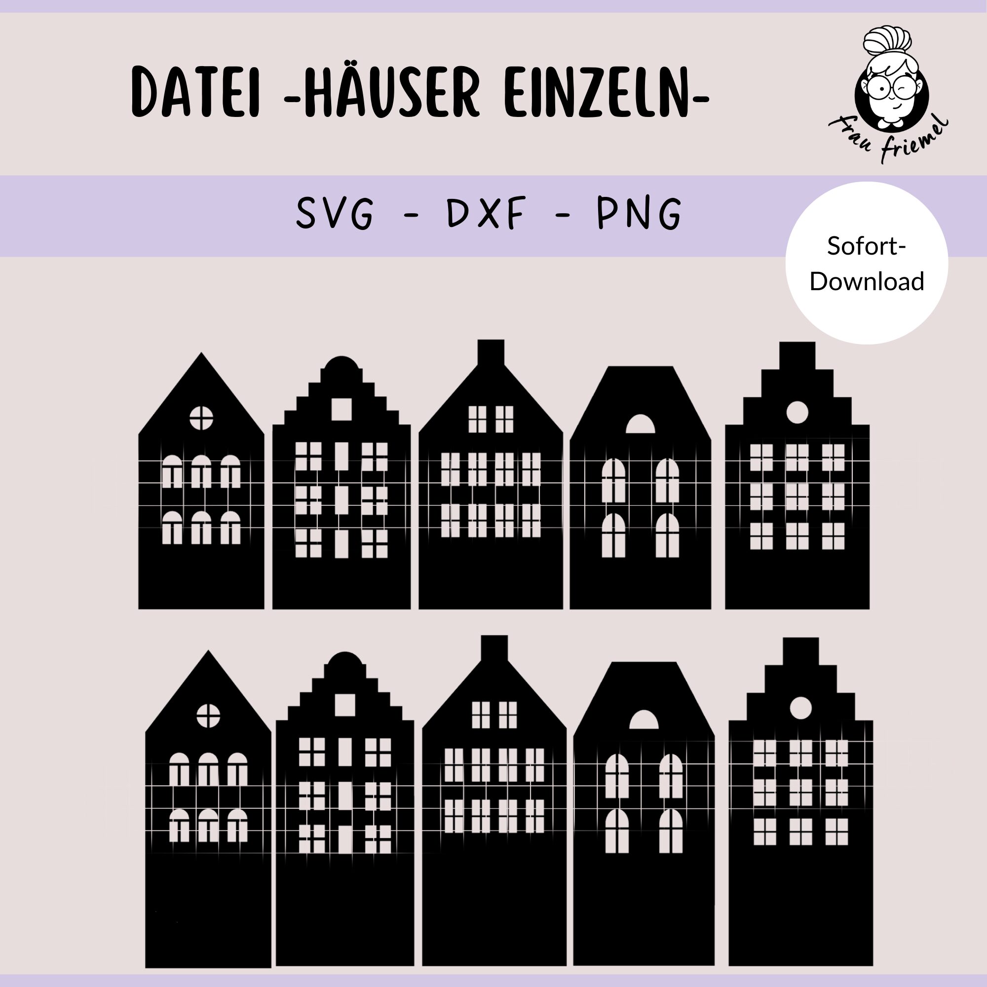 Plotterdatei Häuschen einzeln