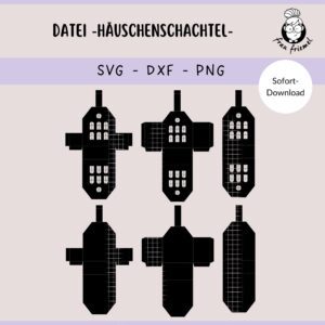 Plotterdatei Häuschenschachtel