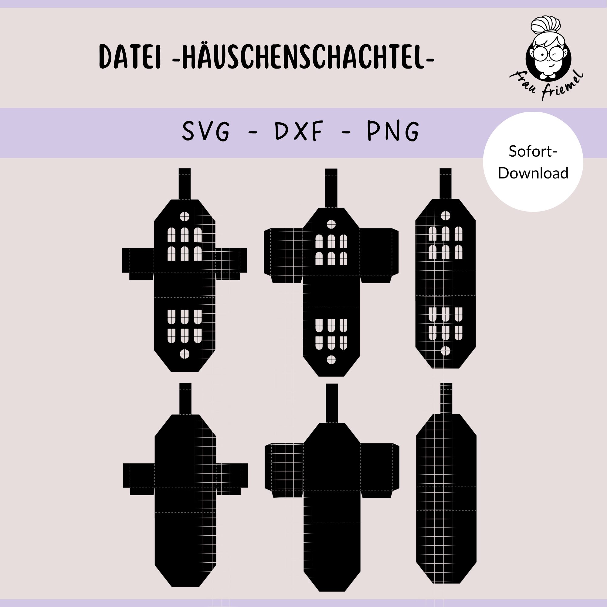 Plotterdatei Häuschenschachtel