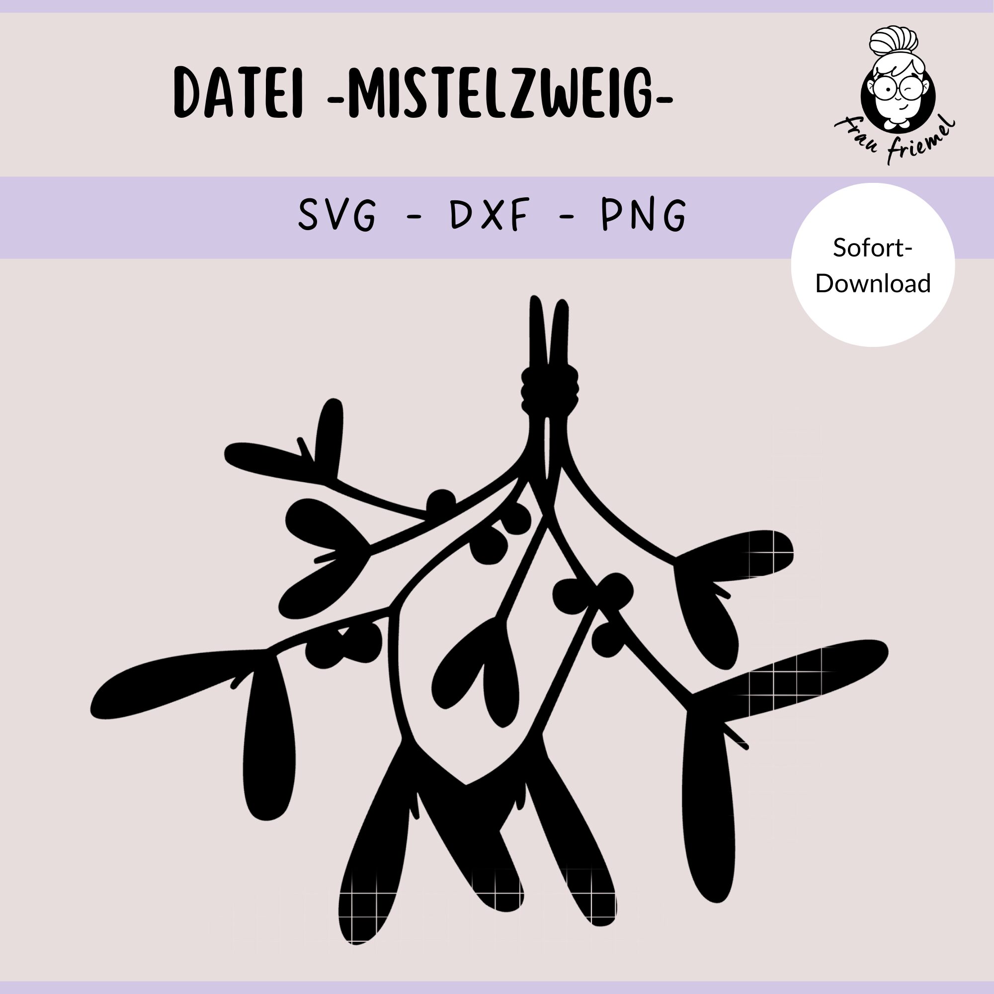 Plotterdatei Mistelzweig