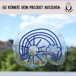 Geplotteter Suncatcher Regenbogen