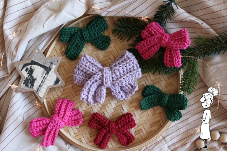 Häkelschleife Anleitung