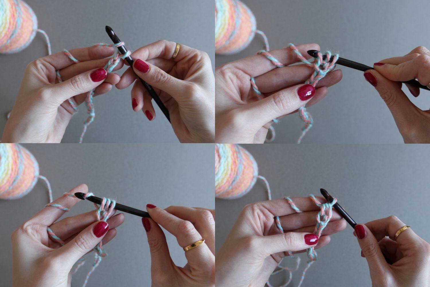 Häkelschuhe Rippenmuster - Reihe 2 Häkelschuhe Rippenmuster - Reihe 2