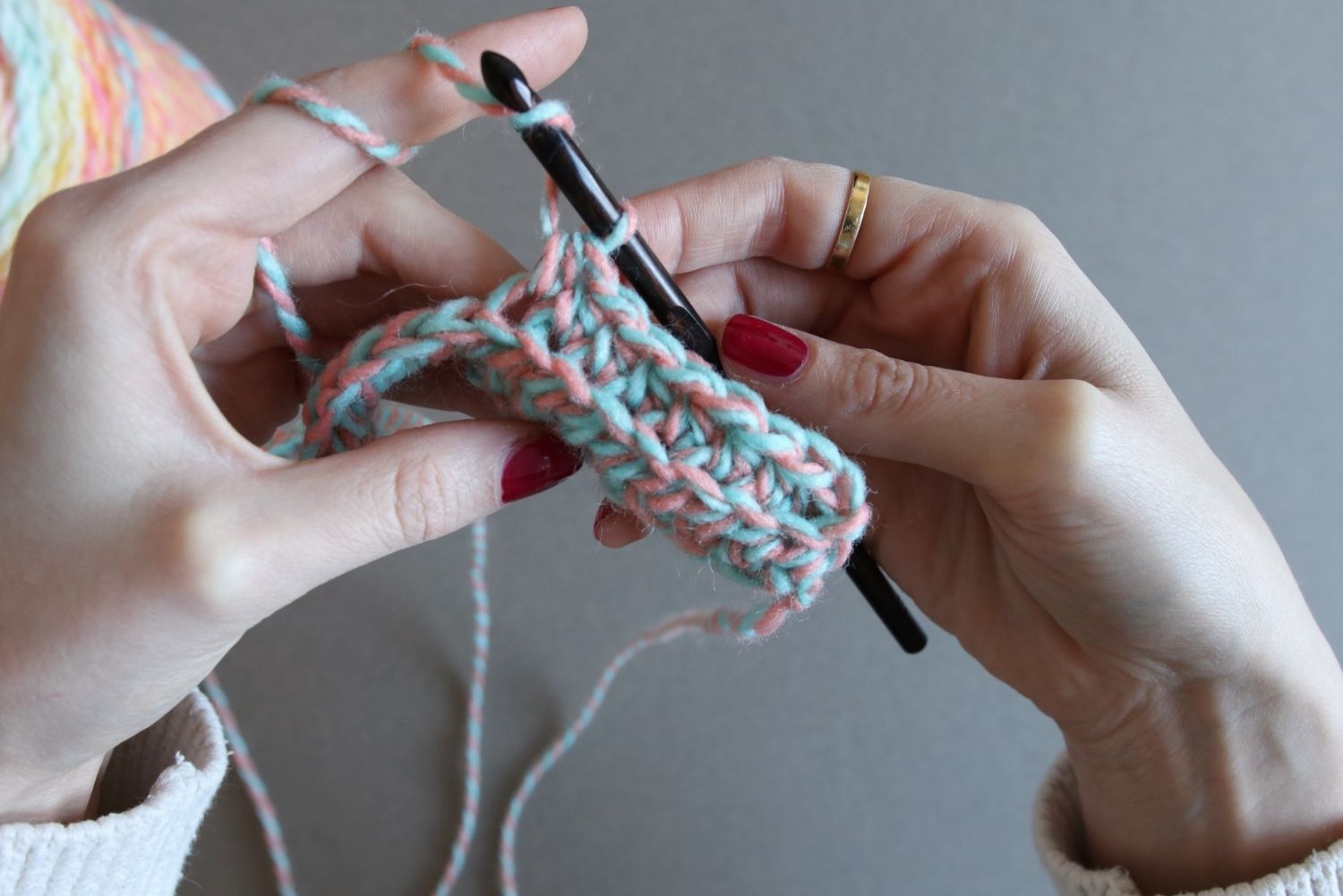 Häkelschuhe Rippenmuster - Reihe 3 Häkelschuhe Rippenmuster - Reihe 3